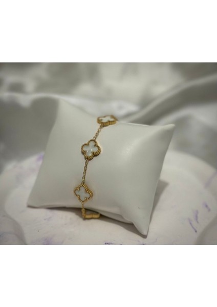 316L Çelik Kadın Yonca Kadın Bileklik modelleri