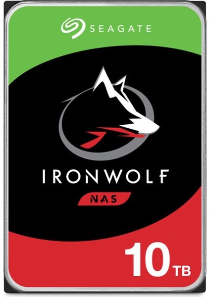 10 Tb Seagate 3.5 Ironwolf Sata3 7200RPM 256MB ST10000VN000 (3 Yıl Resmı Dıst Garantılı)