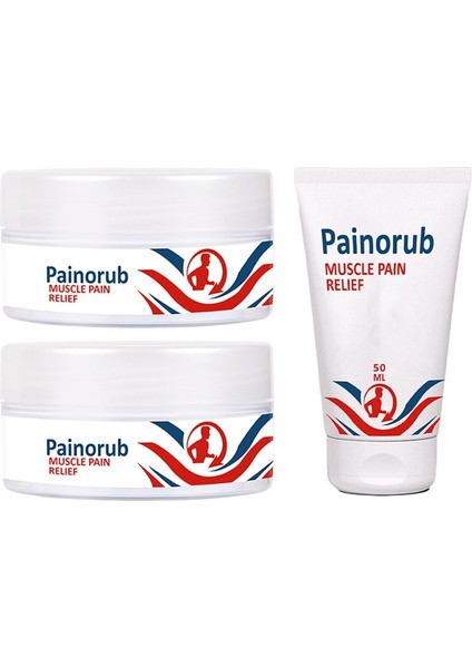 Painorub Reliefcream: 50ML Tüp + 50 ml Kavanoz 3lü Teskin Krem Seti x 3 Adet