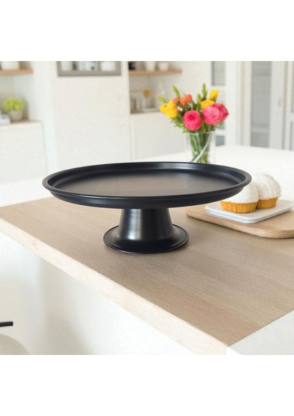 Metal Kek ve Pasta Standı Kek Tabağı 24 cm Paslanmaz Ikramlık fiyatları