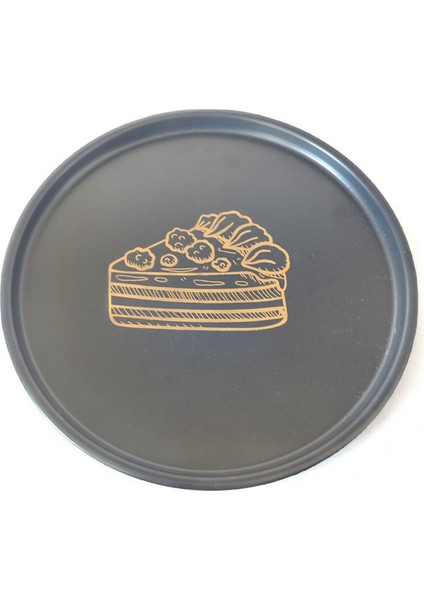 Metal Kek ve Pasta Standı Kek Tabağı 24 cm Paslanmaz Ikramlık modelleri