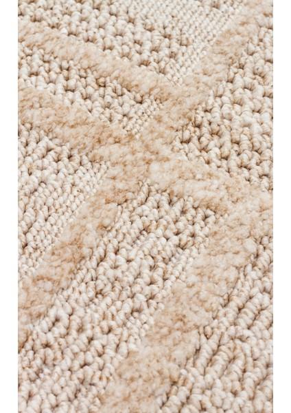 Hurgada 03 Beıge Yumuşak Modern Iskandinav Tarzlı Yolluk, Koridor, Salon, Oturma Odası Halısı fırsatları