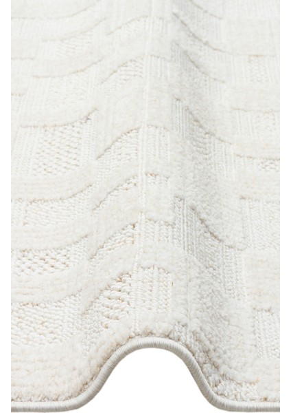 Hurgada 02 White Yumuşak Modern Iskandinav Tarzlı Yolluk, Koridor, Salon, Oturma Odası Halısı modelleri