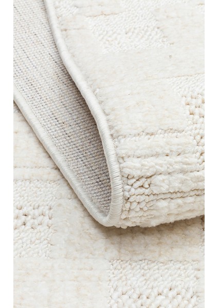 Hurgada 02 White Yumuşak Modern Iskandinav Tarzlı Yolluk, Koridor, Salon, Oturma Odası Halısı indirimleri