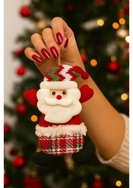 3 Adet Yılbaşı 2026 Yeni Model Noel Çam Ağacı Süsü Orta Boy 17 cm x 11 cm fırsatları