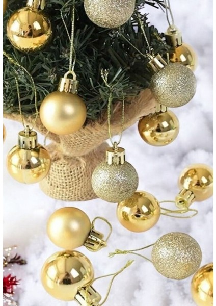 3 Lü Yılbaşı Seti-10 mt Animasyonlu Peri Led-12 Adet Çam Ağacı Çanı-12’li Gold Yılbaşı Ç. Ağacı Topu modelleri
