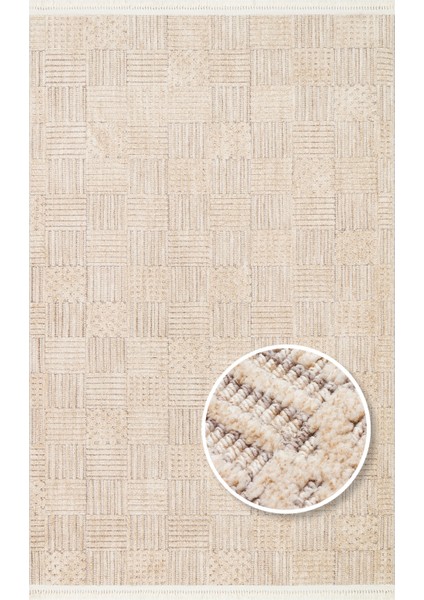 Hurgada 05 Beıge Gold Yumuşak Modern Iskandinav Tarzlı Yolluk, Koridor, Salon, Oturma Odası Halısı