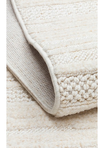 Hurgada 01 White Yumuşak Modern Iskandinav Tarzlı Yolluk, Koridor, Salon, Oturma Odası Halısı