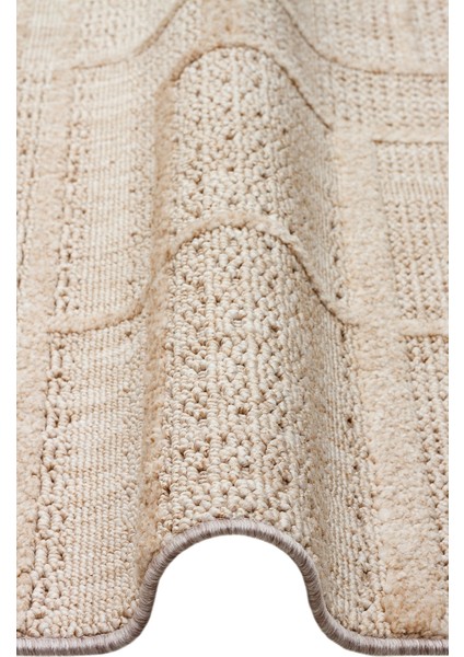 Hurgada 03 Beıge Yumuşak Modern Iskandinav Tarzlı Yolluk, Koridor, Salon, Oturma Odası Halısı modelleri