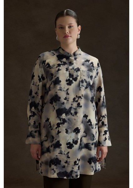 Desenli Viscon Tunik