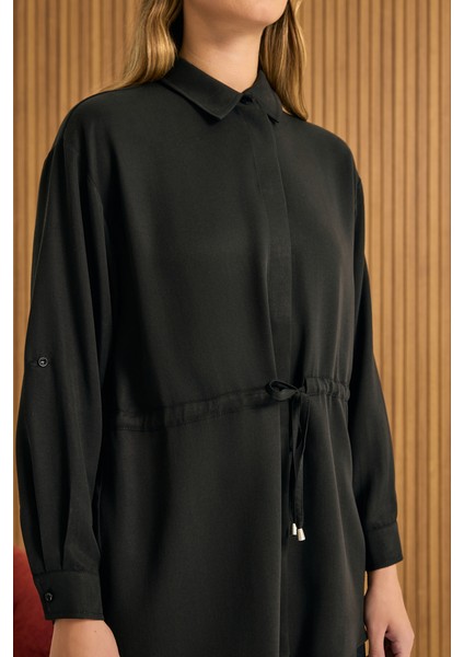 Beli Bağcıklı Tencel Tunik indirimleri