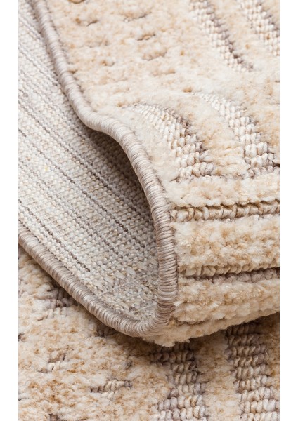 Hurgada 05 Beıge Gold Yumuşak Modern Iskandinav Tarzlı Yolluk, Koridor, Salon, Oturma Odası Halısı