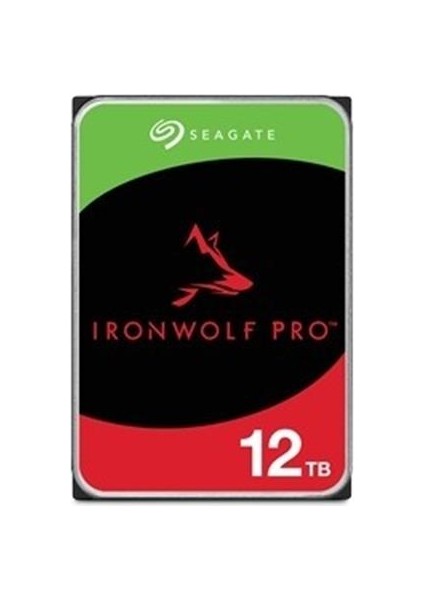 12 Tb Seagate 3.5 Ironwolf Pro Sata3 7200RPM 256MB ST12000NT001 (5 Yıl Resmı Dıst Garantılı)