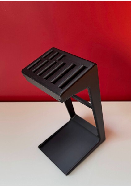 Bıçak Düzenleyici Stand | Siyah Modern Bıçak Standı Dekoratif Mutfak Bıçak Düzenleyici fiyatları