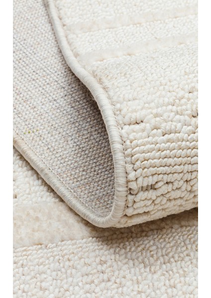 Hurgada 03 White Yumuşak Modern Iskandinav Tarzlı Yolluk, Koridor, Salon, Oturma Odası Halısı