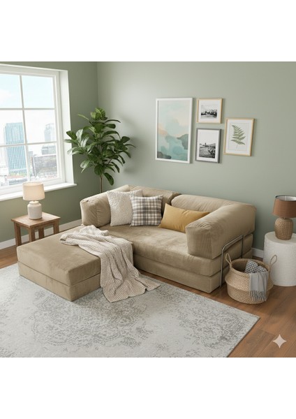 200X200 Köşe Takımı |kadife | Köşe Koltuk | Modüler Köşe Takımı | Yataklı L Koltuk | Fitilli Kadife | Yıkanabilir Fitilli Kadife Kumaş fiyatları