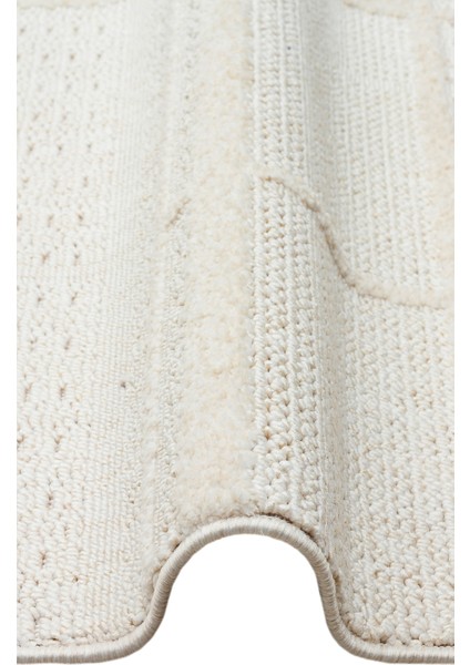 Hurgada 03 White Yumuşak Modern Iskandinav Tarzlı Yolluk, Koridor, Salon, Oturma Odası Halısı modelleri