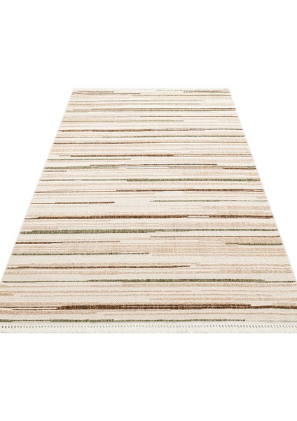 Hurgada 01 Green Brown Yumuşak Modern Iskandinav Tarzlı Yolluk, Koridor, Salon, Oturma Odası Halısı indirimleri