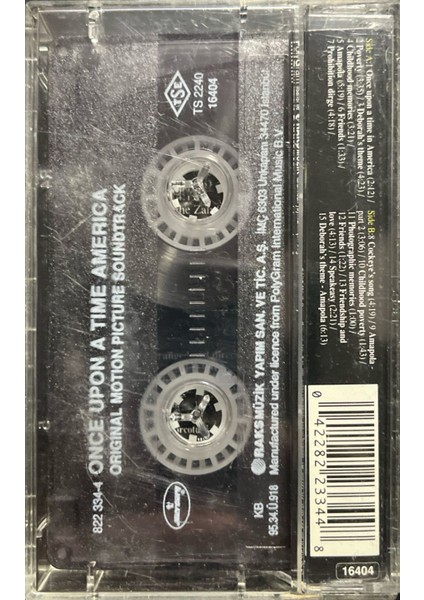 Kaset Once Upon A Time In America Soundtrack Kaset fiyatları