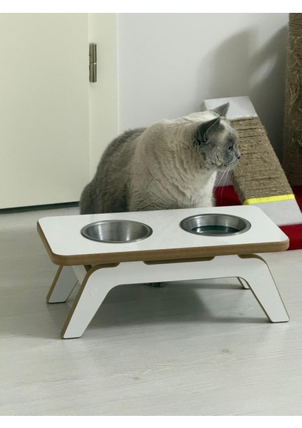 Akçehome Miyavio Kedi & Köpek Mama Standı modelleri