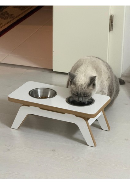 Akçehome Miyavio Kedi & Köpek Mama Standı fırsatları