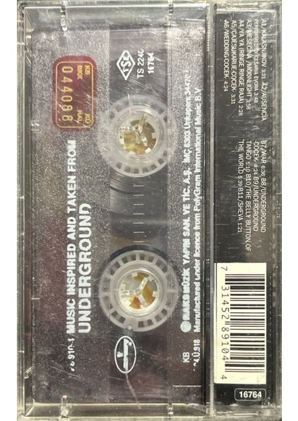 Kaset Underground Soundtrack Kaset fiyatları