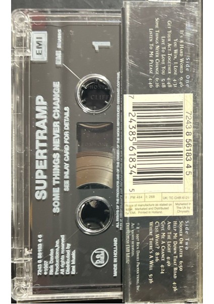 Kaset Supertramp Some Things Never Change Kaset fiyatları