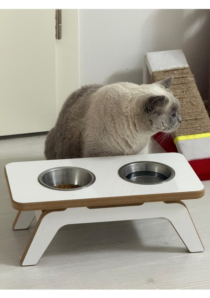 Akçehome Miyavio Kedi & Köpek Mama Standı indirimleri