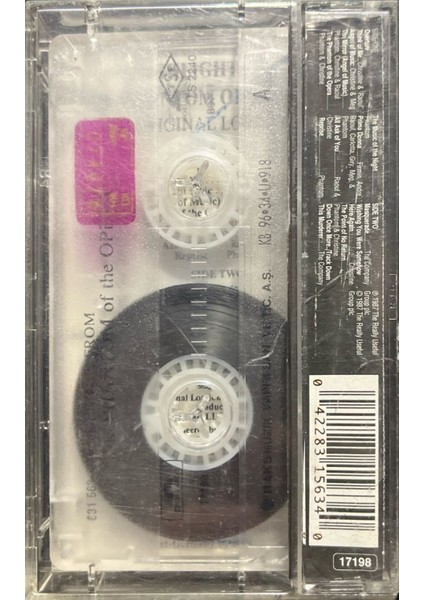 Kaset The Phantom Of The Opera Soundtrack Kaset fiyatları