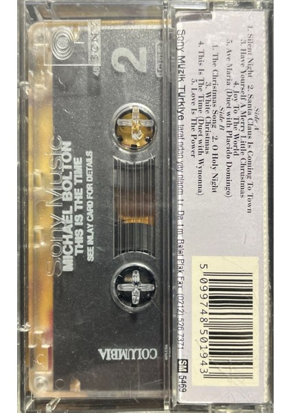 Kaset Michael Bolton This Is The Time Kaset fiyatları