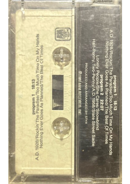 Kaset Styx Paradise Theater Kaset fiyatları