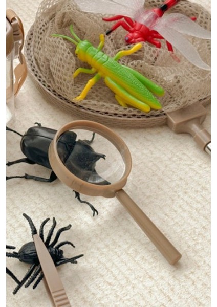 Çocuklar Için Büyüteç | Etlinlik | Gözlem | Kahverengi modelleri