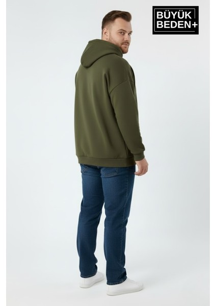 Erkek Büyük Beden Brooklyn 1970 Baskılı Kapüşonlu Sweatshirt SPR26BSW964 fiyatları