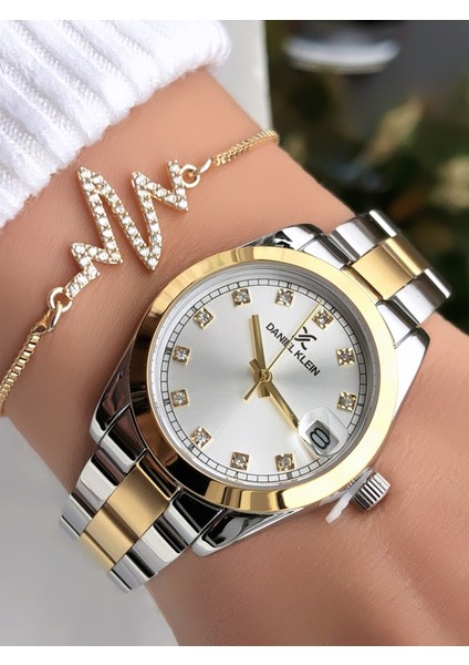 Takvimli Çelik Kadın Kol Saati 3 Atm Su Geçirmezlik 2 Yıl Garantili Bileklik Hediyeli fiyatları