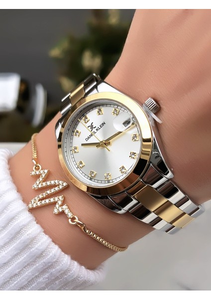 Takvimli Çelik Kadın Kol Saati 3 Atm Su Geçirmezlik 2 Yıl Garantili Bileklik Hediyeli modelleri