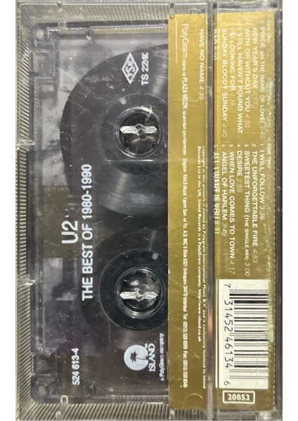 Kaset U2 The Best Of 1980-1990 Kaset fiyatları