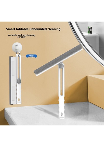 Katlanabilir Temizlik Çekpası – Su Çekme Aparatı | Ayarlanabilir Sap – Banyo, Mutfak, Balkon Için Pratik Temizlik