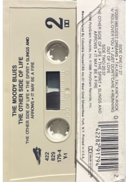 Kaset The Moody Blues The Other Side Of Life Kaset fiyatları