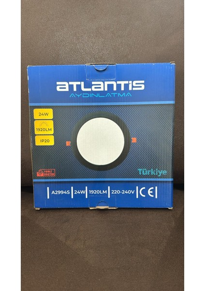 Sıva Altı Siyah Spot LED