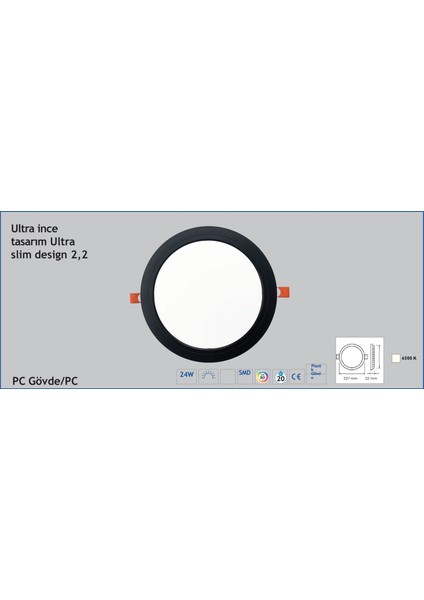 Sıva Altı Siyah Spot LED indirimleri