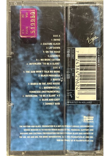 Kaset Sacred Spirit Volume 2 Culture Clash Kaset fiyatları