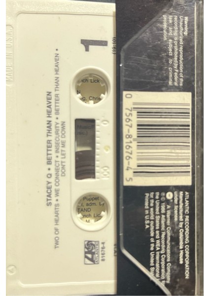 Kaset Stacey Q Bewtter Than Heaven Kaset fiyatları