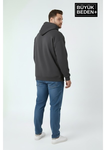 Erkek Büyük Beden Brooklyn 1970 Baskılı Kapüşonlu Sweatshirt SPR26BSW964 fiyatları