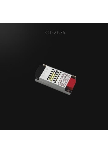 5A Slim Şerit Led/modül LED Trafosu Fansız Delikli Kasa CT2674 fiyatları