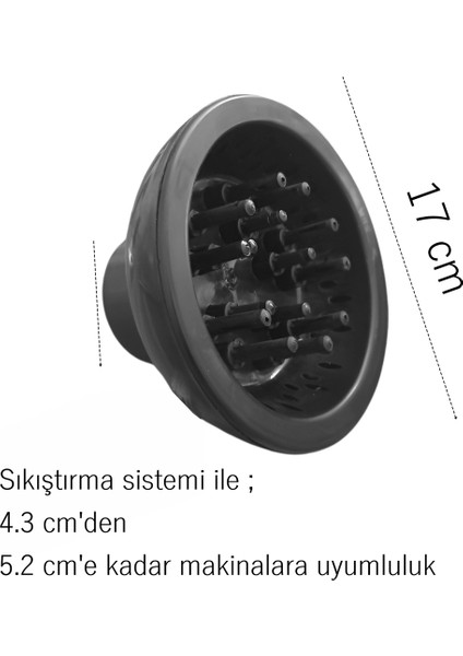 Fön Için Difüzör Vigo Başlık - Saç Kurutma Başlığı Profesyonel Mavi 722404 fiyatları