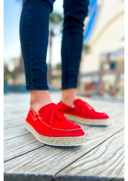 CH311 - Espadril Erkek Ayakkabı Kırmızı fiyatları