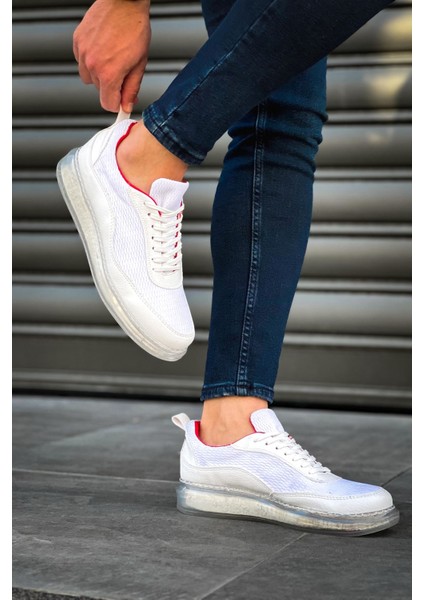 CH181 - Rrt Ipekyol Erkek Ayakkabı Beyaz / Kırmızı modelleri