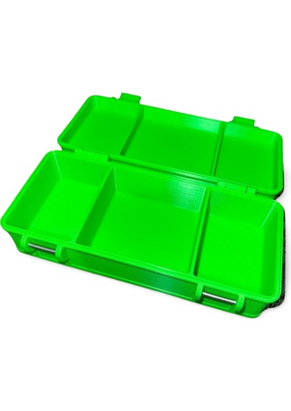 Kurşun Depolama Kutusu 3 Hazneli Kapaklı fiyatları