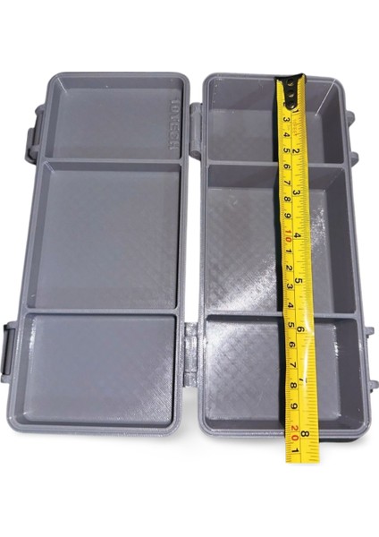 Kurşun Depolama Kutusu 3 Hazneli Kapaklı indirimleri