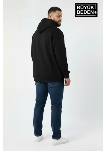 Erkek Büyük Beden Brooklyn 1970 Baskılı Kapüşonlu Sweatshirt SPR26BSW964 fiyatları